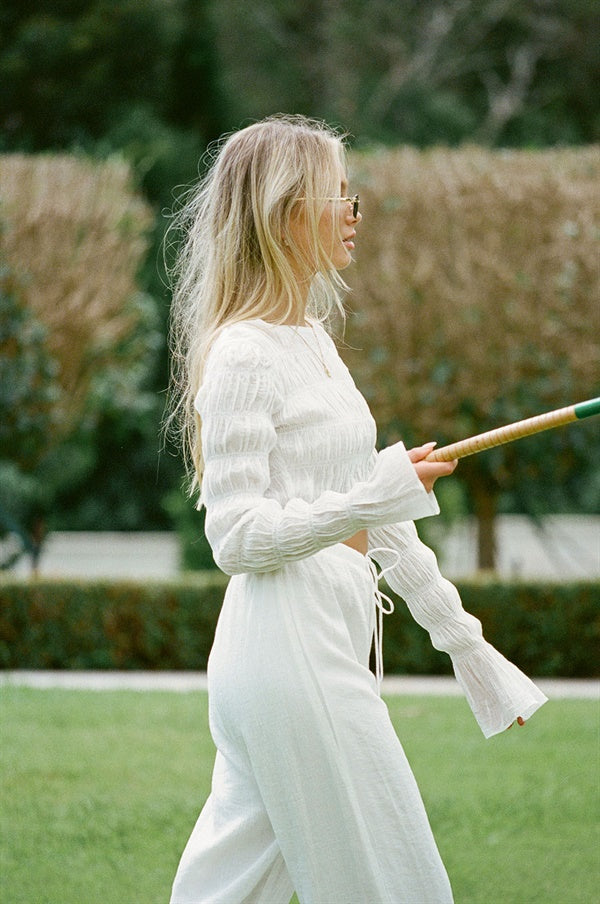 SAMPLE-Coconut Scrunch Top