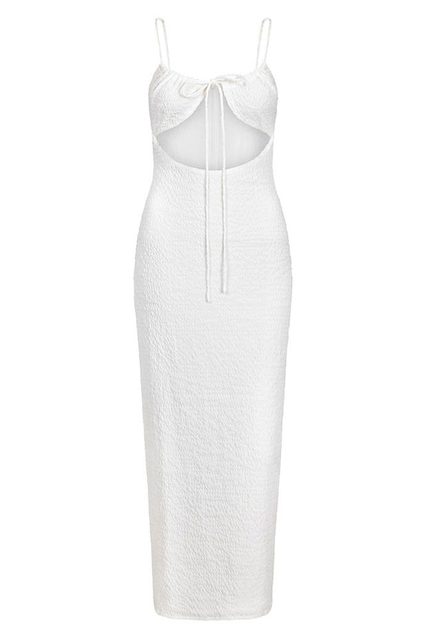 Charlina Midi Dress - White