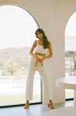 SAMPLE-Venti Knit Pants - White