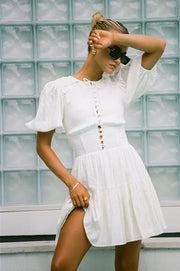 SAMPLE-Santana Dress - White