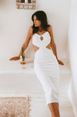 SAMPLE-Fernanda Midi Dress - White