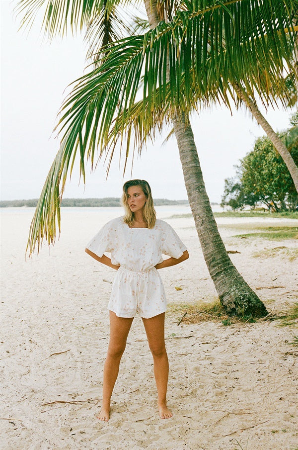 Xali Linen Playsuit