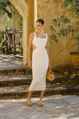 SAMPLE-London Knit Dress - Vanilla