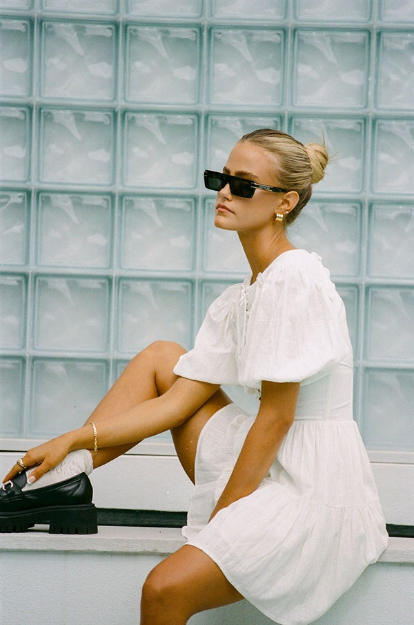 SAMPLE-Santana Dress - White