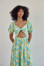 SAMPLE-Belle Maxi Dress - Bryony Tropical