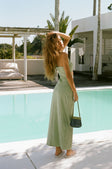 SAMPLE-Charlina Midi Dress - Green