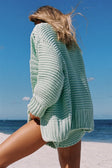 SAMPLE-Chunky Panama Cardi - Mint