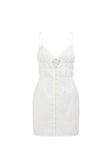 Hali Mini Dress - White