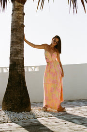 SAMPLE-Baila Maxi Dress - Painted Flower