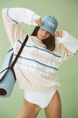 La Rambla Oversized Vintage Sweater - Beige