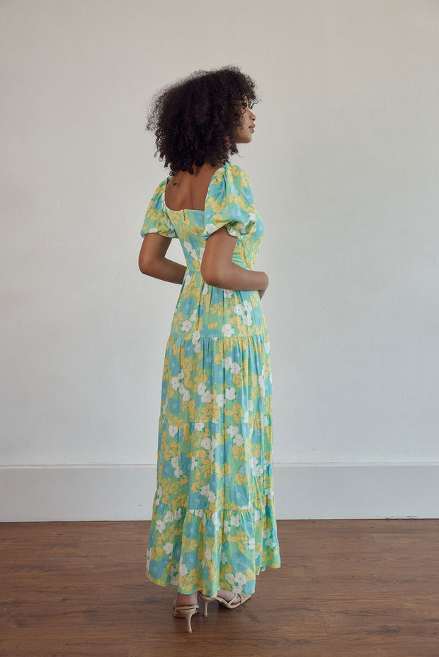 SAMPLE-Belle Maxi Dress - Bryony Tropical