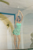 SAMPLE-Malika Slip Dress - Emerald