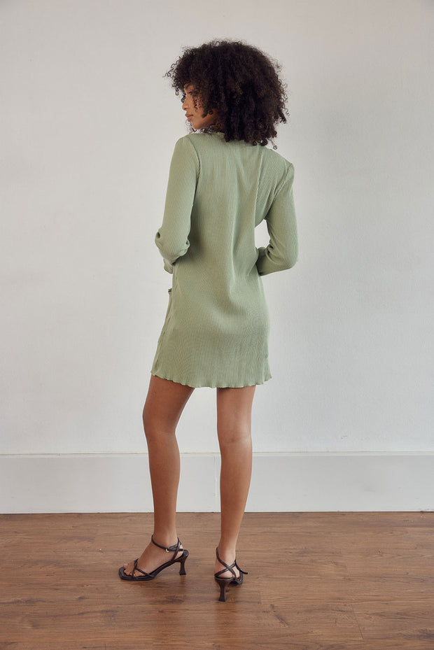 SAMPLE-Pax Dress - Moss