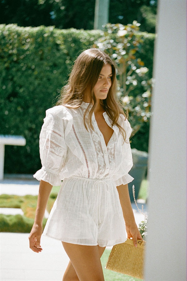 August Belted Playsuit | Zimmermann | Le Mill