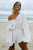 SAMPLE-Elsa Playsuit - White