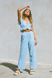 SAMPLE-Renata Resort Pants - Azure