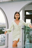 SAMPLE-Minna Button Dress - Green
