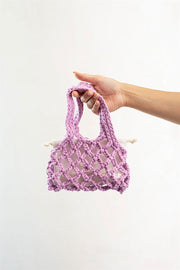 Braided Micro Bag - Violet