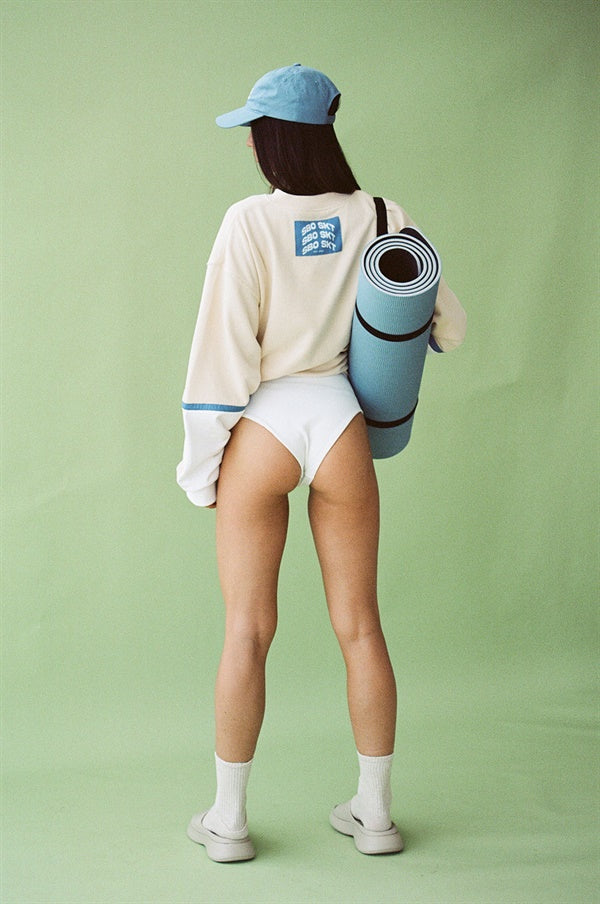 La Rambla Oversized Vintage Sweater - Beige