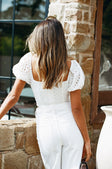SAMPLE-Lucienne Eyelet Top