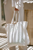 Cream Canvas Sabo Tote Bag