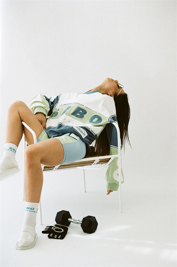 Imani Oversized Vintage Sweater - Green