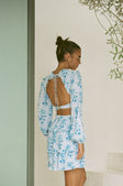 SAMPLE-Backless Cleo Dress - Winter Tulip