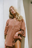 SAMPLE-Milena Playsuit - Biscotti