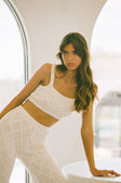 SAMPLE-Venti Knit Top - White