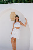 SAMPLE-Rome Dress - White