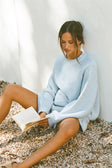 SAMPLE-Noelle Knit Sweater - Blue