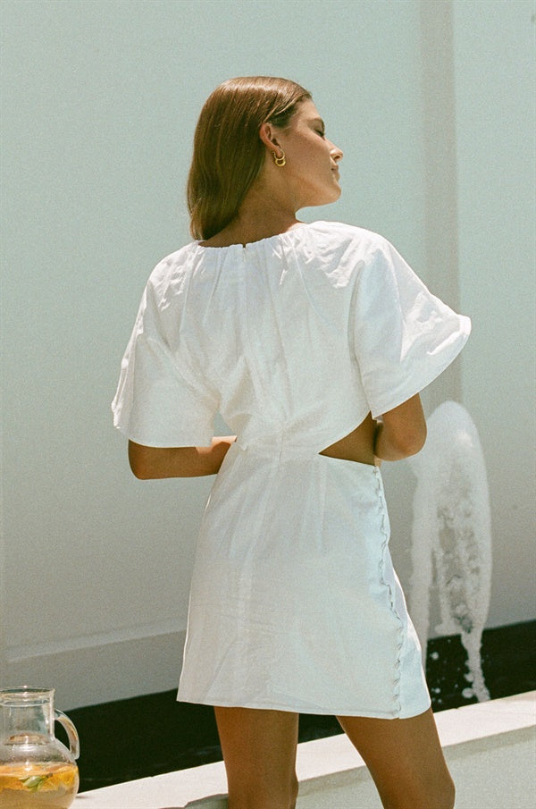 SAMPLE-Calista Dress - White