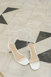 Strappy Juleah Heels - White