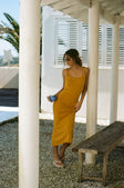 SAMPLE-Vallie Midi Dress - Honey