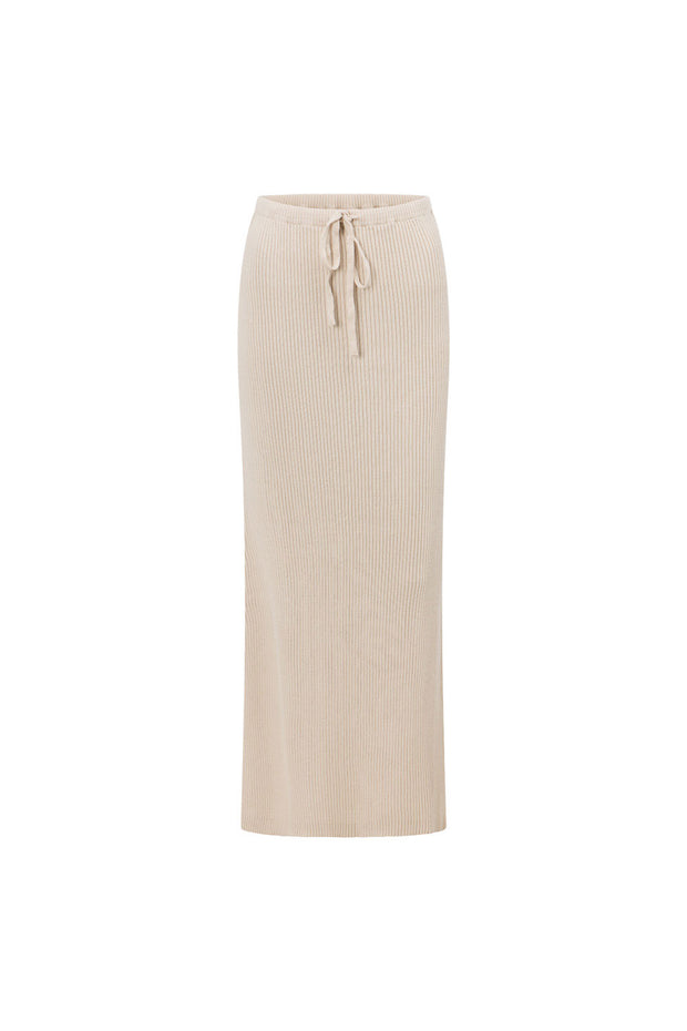 SAMPLE-Briana Midi Skirt - Nougat