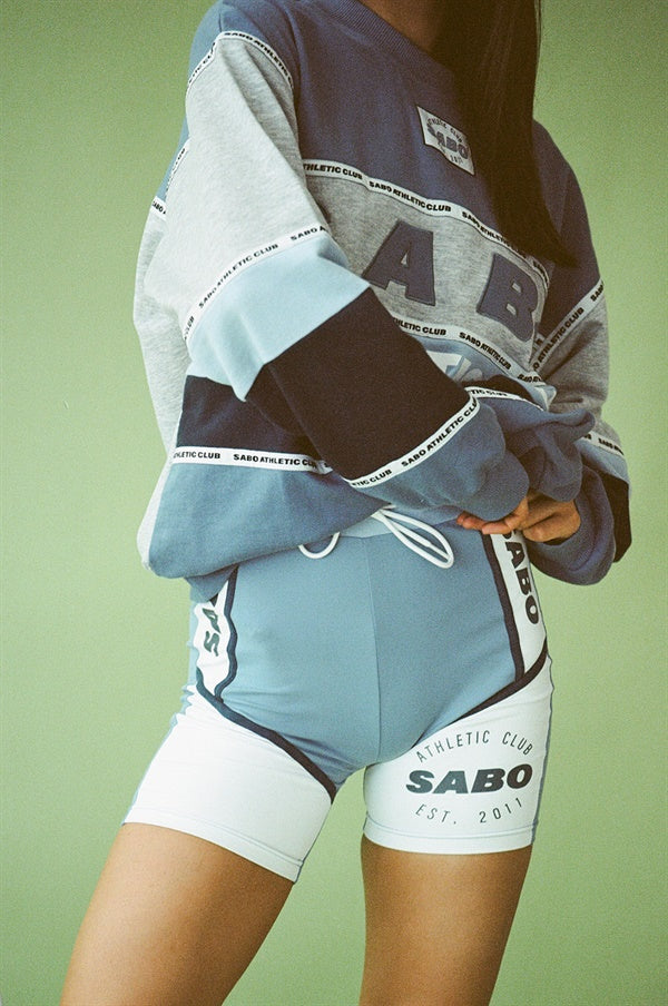 June Oversized Vintage Sweater - Blue