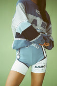 June Oversized Vintage Sweater - Blue