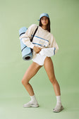 La Rambla Oversized Vintage Sweater - Beige