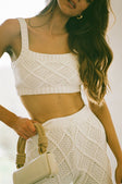 SAMPLE-Venti Knit Pants - White