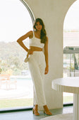 SAMPLE-Venti Knit Top - White