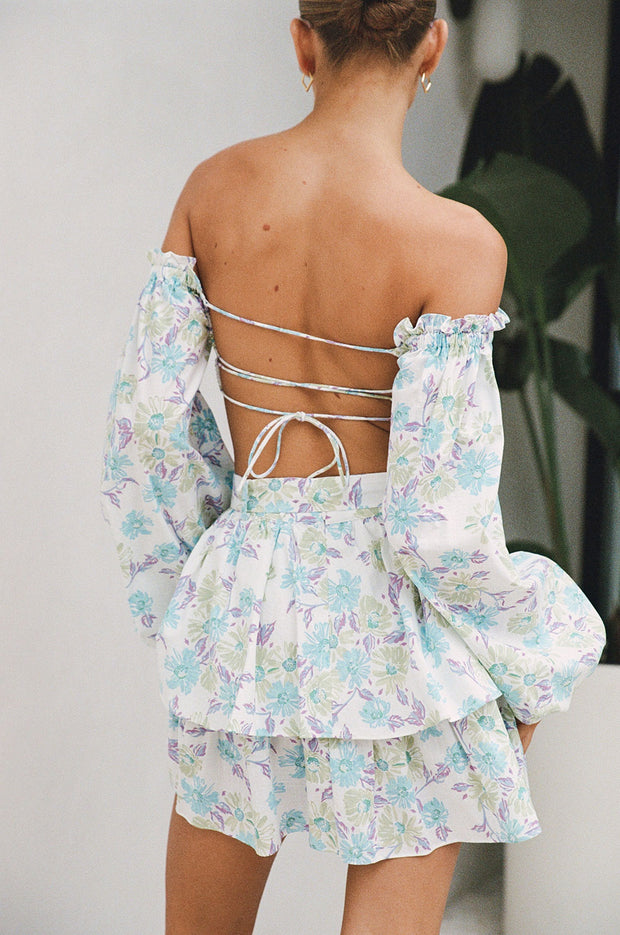 Backless Zoe Top - Floral