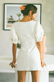 SAMPLE-Alma Dress - White