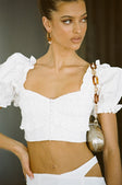 SAMPLE-Chantria Shirred Top