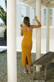 SAMPLE-Vallie Midi Dress - Honey