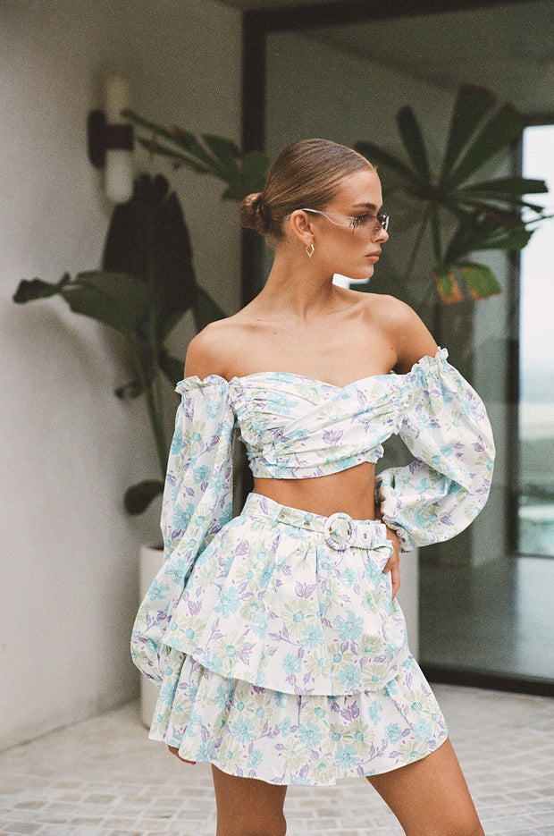 Backless Zoe Top - Floral