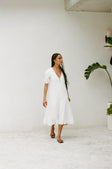 SAMPLE-Vittoria Dress - White