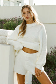 Noelle Knit Shorts - Dew