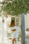 SAMPLE-Belted Zoe Skirt - White