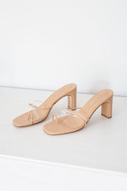 SAMPLE-Strappy Rafaela Heels - Tan