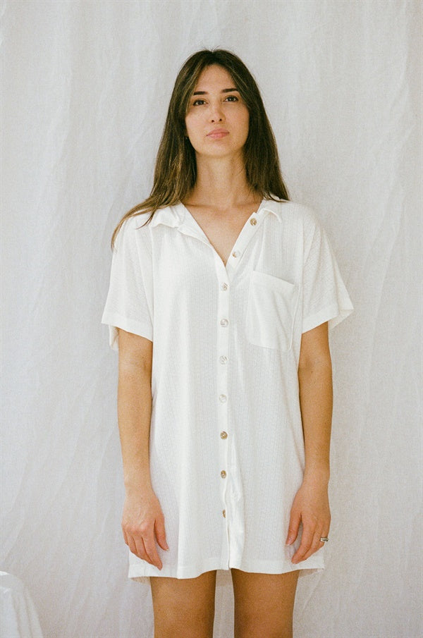 Cosy Shirt Dress - Jersey